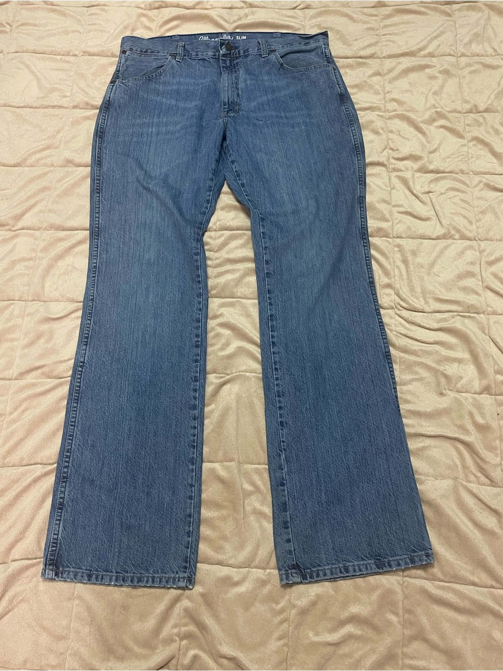 Wrangler Retro Slim Boot Jeans Mens 36X36 Blue Western Cowboy Work Denim Street